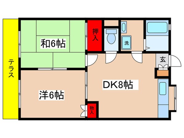 ウインベルAの物件間取画像